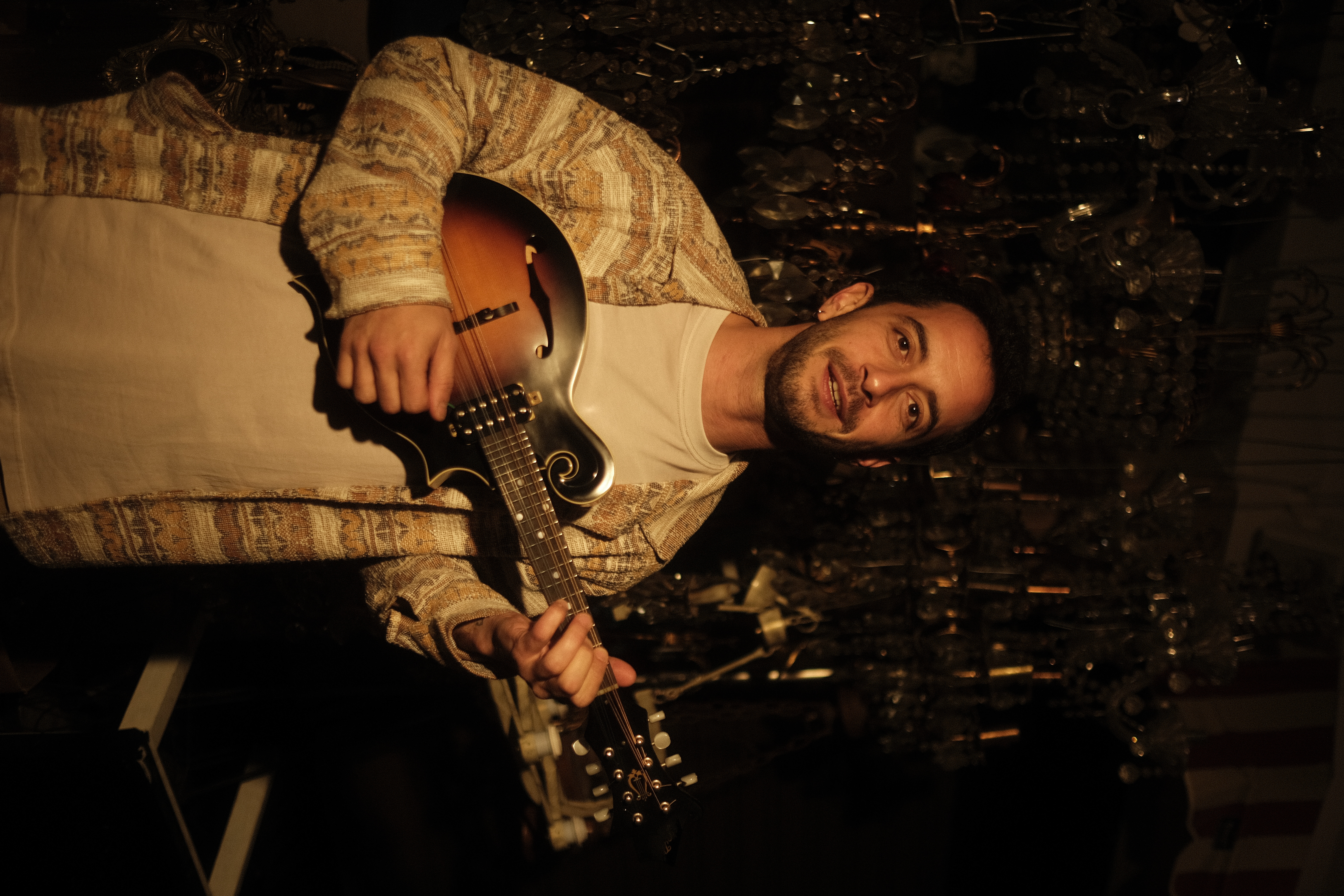 Uygar Mando with mandolin